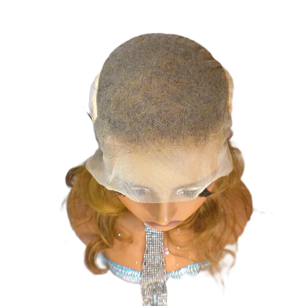 ✨18 Inch Human Tigers Eye Dimensional Lace Wig With Large Parting Area ✨ - Picture 16 of 16